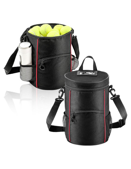 Aliceset 2 Bolsas de Pelotas de Tenis Nylon 45 Pelotas