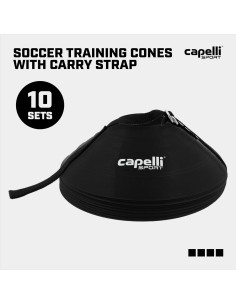 Set de 10 Conos de Entrenamiento Capelli Sport - Agilidad y Práctica 2