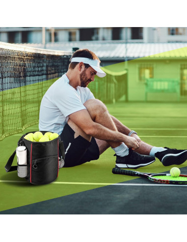 Aliceset 2 Bolsas de Pelotas de Tenis Nylon 45 Pelotas