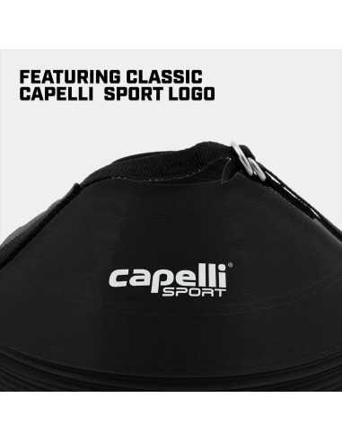 Set de 10 Conos de Entrenamiento Capelli Sport - Agilidad y Práctica