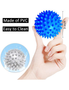 Paquete de 3 Pelotas de Masaje Espinosas Benvo 7.62 cm 2