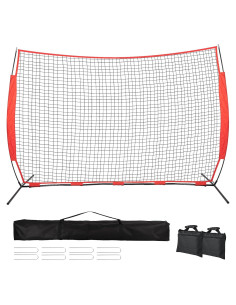 Red de Parada Deportiva Wiseek 4.88x3.05m para Béisbol y Lacrosse