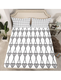 Juego de Sábanas Erosebridal 4 Piezas Completo Moderno 2