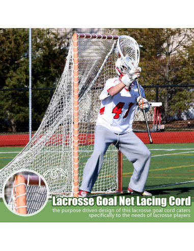 Cordón de Red de Lacrosse Wowangce 28m 4mm - 2 Pcs