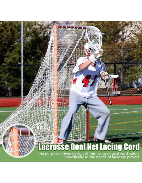 Cordón de Red de Lacrosse Wowangce 28m 4mm - 2 Pcs