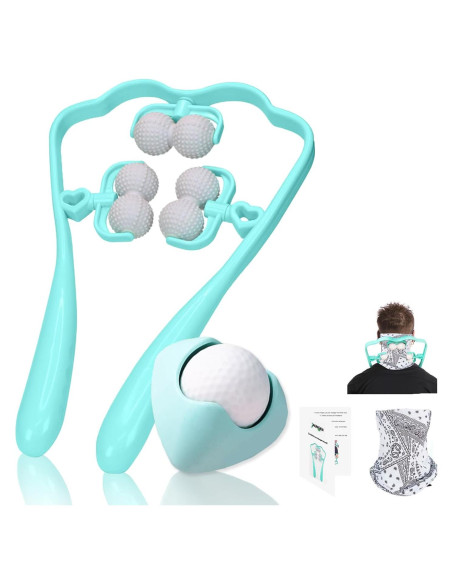 Masajeador de Cuello y Bola de Masaje JAUNGEN - Alivio Dolor