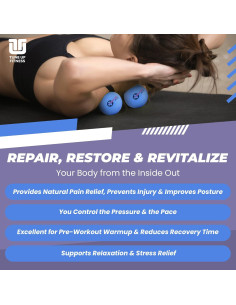 Pelota de Masaje Therapy Ball PLUS Yoga Tune Up - Alivio Dolor 2