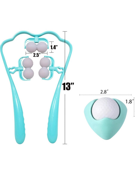 Masajeador de Cuello y Bola de Masaje JAUNGEN - Alivio Dolor