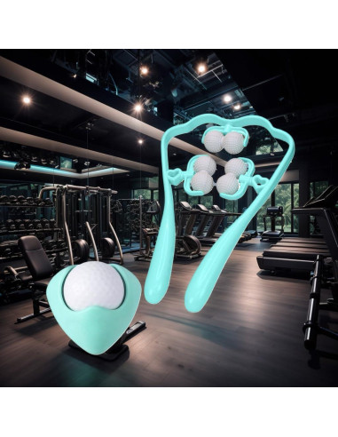 Masajeador de Cuello y Bola de Masaje JAUNGEN - Alivio Dolor