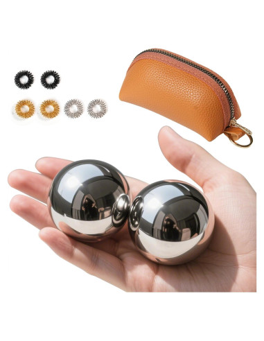 Bolas Baoding de Acero Inoxidable 3.81 cm con Campana - Roadtofree