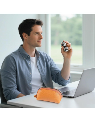 Bolas Baoding de Acero Inoxidable 3.81 cm con Campana - Roadtofree