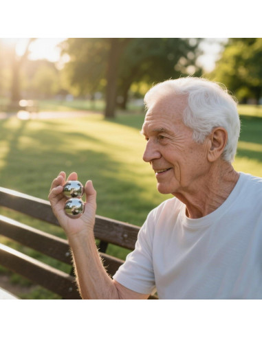 Bolas Baoding de Acero Inoxidable 3.81 cm con Campana - Roadtofree