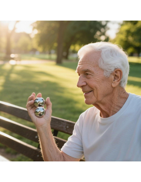 Bolas Baoding de Acero Inoxidable 3.81 cm con Campana - Roadtofree