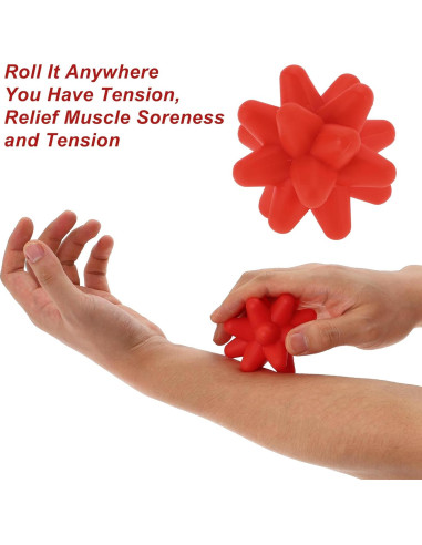 Bola de Masaje de Silicona VOCOSTE para Liberación Miofascial