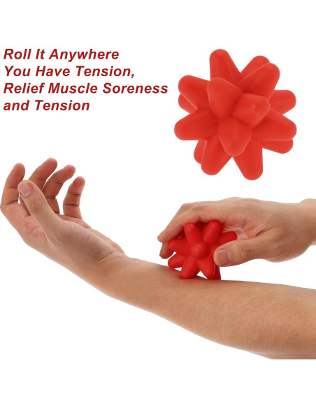 Bola de Masaje de Silicona VOCOSTE para Liberación Miofascial