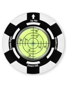 Lector de Putt Green JIUYI, Nivel Burbuja 45mm, Golf