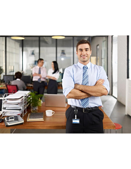 Portador de Insignia Retráctil Selizo 6 Piezas Colorido