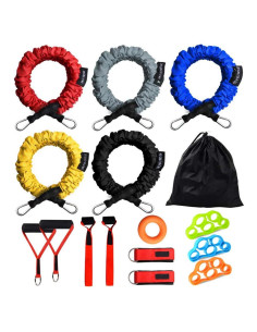 Juego de Bandas de Resistencia Rocutus 15 Piezas 9-18kg