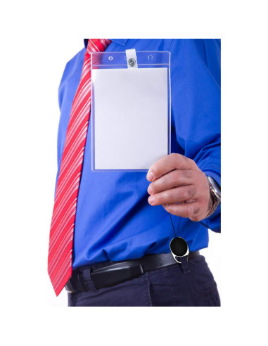 Portador de Insignia Retráctil Selizo 6 Piezas Colorido