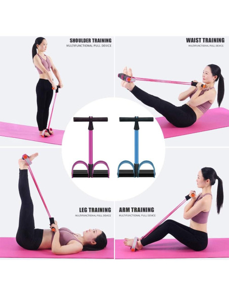 Banda de Resistencia Kammoy con Pedal y Cuerda de Tensión