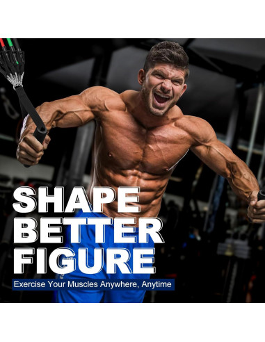 Juego de 5 Bandas de Resistencia twocorn - 4.5 a 22.7 kg