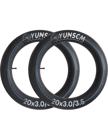 2 Tubos Internos de Bicicleta 20"x3.0/3.5 YunSCM Schrader