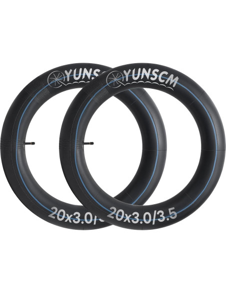 2 Tubos Internos de Bicicleta 20"x3.0/3.5 YunSCM Schrader