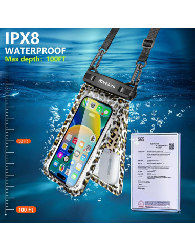 Funda Impermeable Niveaya para Teléfono - Paquete de 2