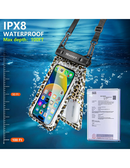 Funda Impermeable Niveaya para Teléfono - Paquete de 2