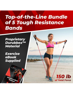 Conjunto de Bandas de Resistencia ASU Trainer 10-50 lb 2