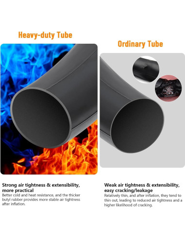 2 Tubos Internos de Bicicleta 20"x3.0/3.5 YunSCM Schrader