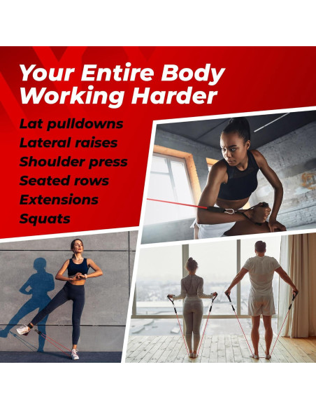 Conjunto de Bandas de Resistencia ASU Trainer 10-50 lb