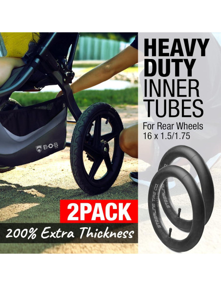 Neumático de Cochecito 16" x 1.75 Steerling Tire Co. Alta Resistencia