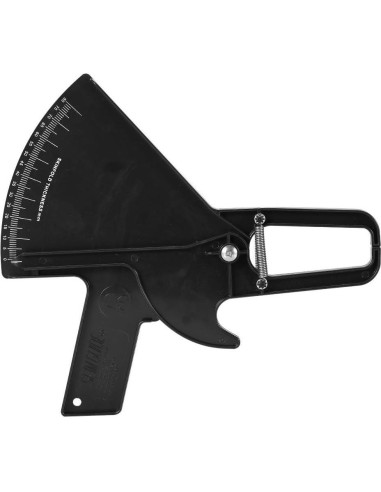 Calibrador de Grasa Corporal ZJchao 0-80mm ABS Negro
