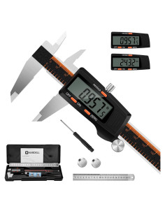 Calibre Digital HARDELL 15 cm con Pantalla LCD Grande