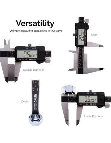 Calibrador Digital Neiko 01407A 15.24 cm Acero Inoxidable