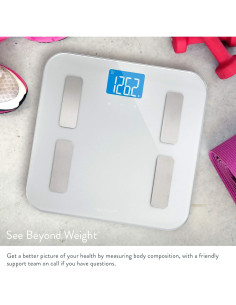 Báscula de Grasa Corporal Greater Goods 0391, Pantalla Retroiluminada 2