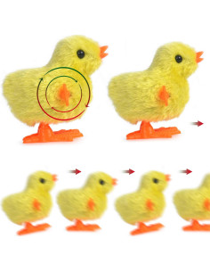 16 Pollos Saltarines de Resorte NEW TEKO para Fiestas y Pascua 2