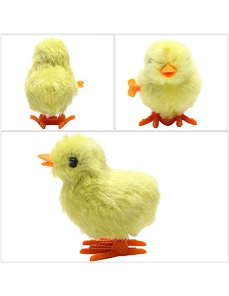 16 Pollos Saltarines de Resorte NEW TEKO para Fiestas y Pascua