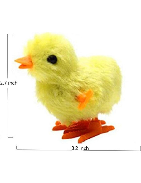 16 Pollos Saltarines de Resorte NEW TEKO para Fiestas y Pascua