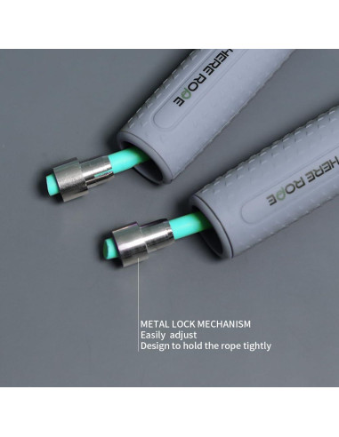 Cuerda de Salto Ajustable Hererope para Fitness 3.1m PVC