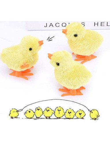 16 Pollos Saltarines de Resorte NEW TEKO para Fiestas y Pascua