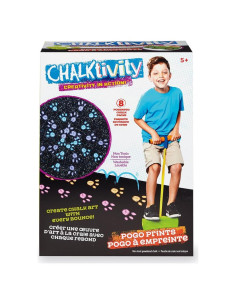 Palo de Pogo Print Kidoozie con 8 Tizas en Polvo No Tóxicas