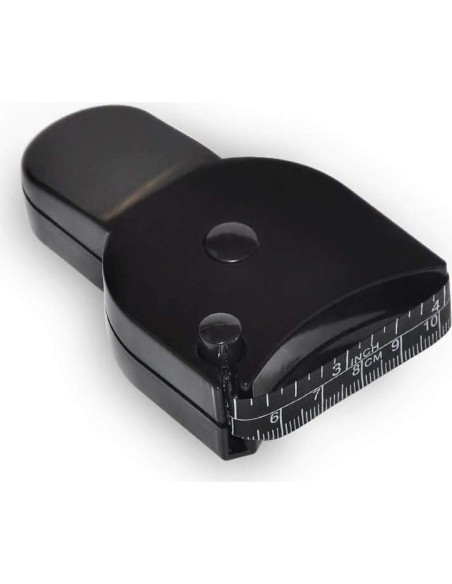 Cinta Métrica Retráctil WIN TAPE 205cm Negro - Medición Cuerpo