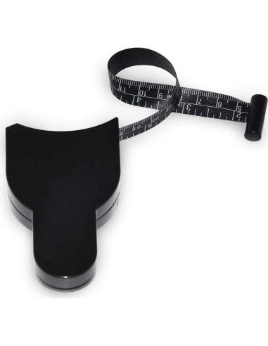 Cinta Métrica Retráctil WIN TAPE 205cm Negro - Medición Cuerpo