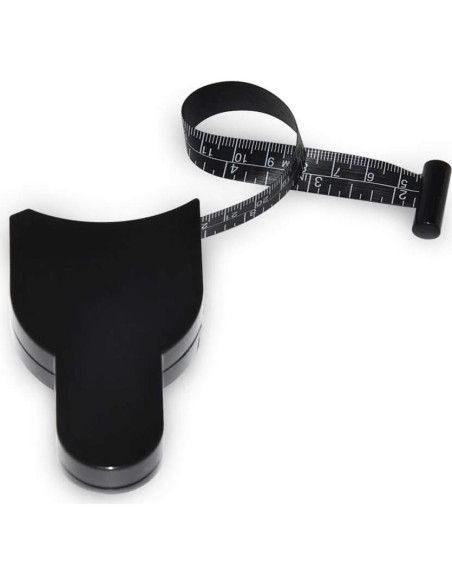 Cinta Métrica Retráctil WIN TAPE 205cm Negro - Medición Cuerpo