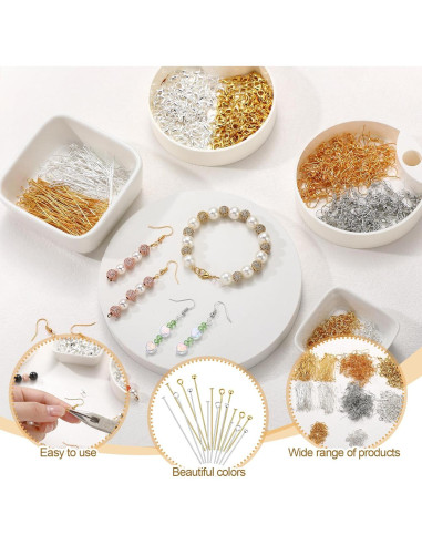 Kit de Suministros para Hacer Joyería HyDren 2600 Piezas