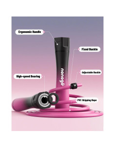 Cuerda de Salto con Peso Nonogo 0.45kg Ajustable para Fitness 2