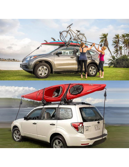 Correa de Amarre Ayaport 1.83m 4 Unidades Nylon Negro