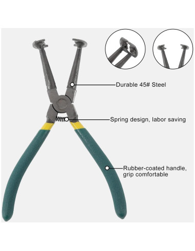 Juego de Herramientas Compresor Anillos Pistón LUTIFIX 14 Piezas